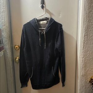 The Normal Brand Men's Dark Heather Navy Hoodie Sweater